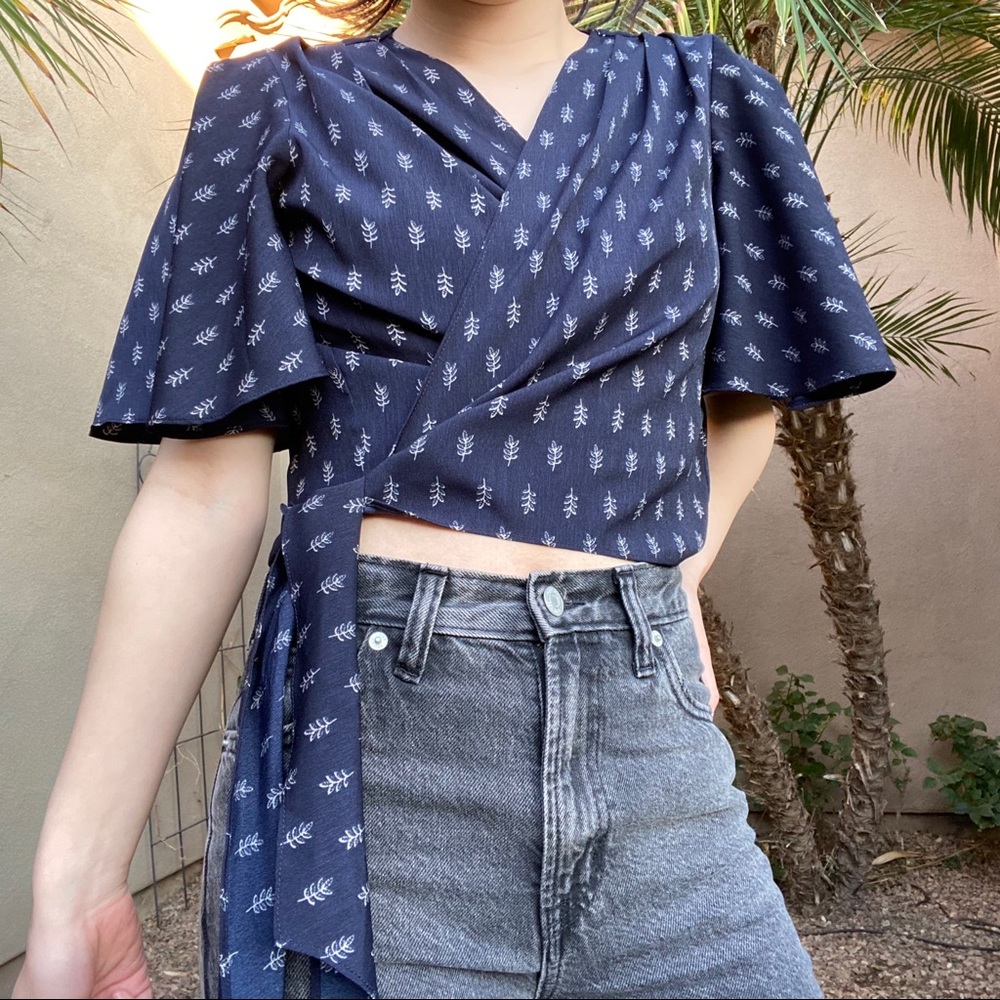 Bohemian Wrap Crop Top